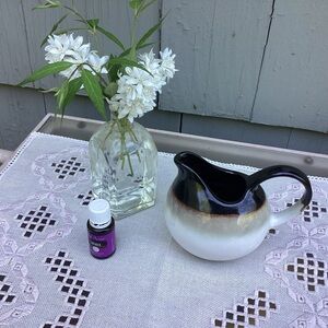 Vintage Sango Nova Black Ombré Creamer. Small Spouted 1 1/2 Cup Pitcher.